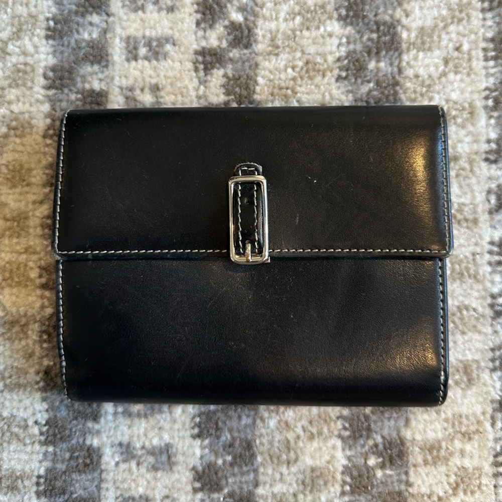 Coach Black Leather Wallet